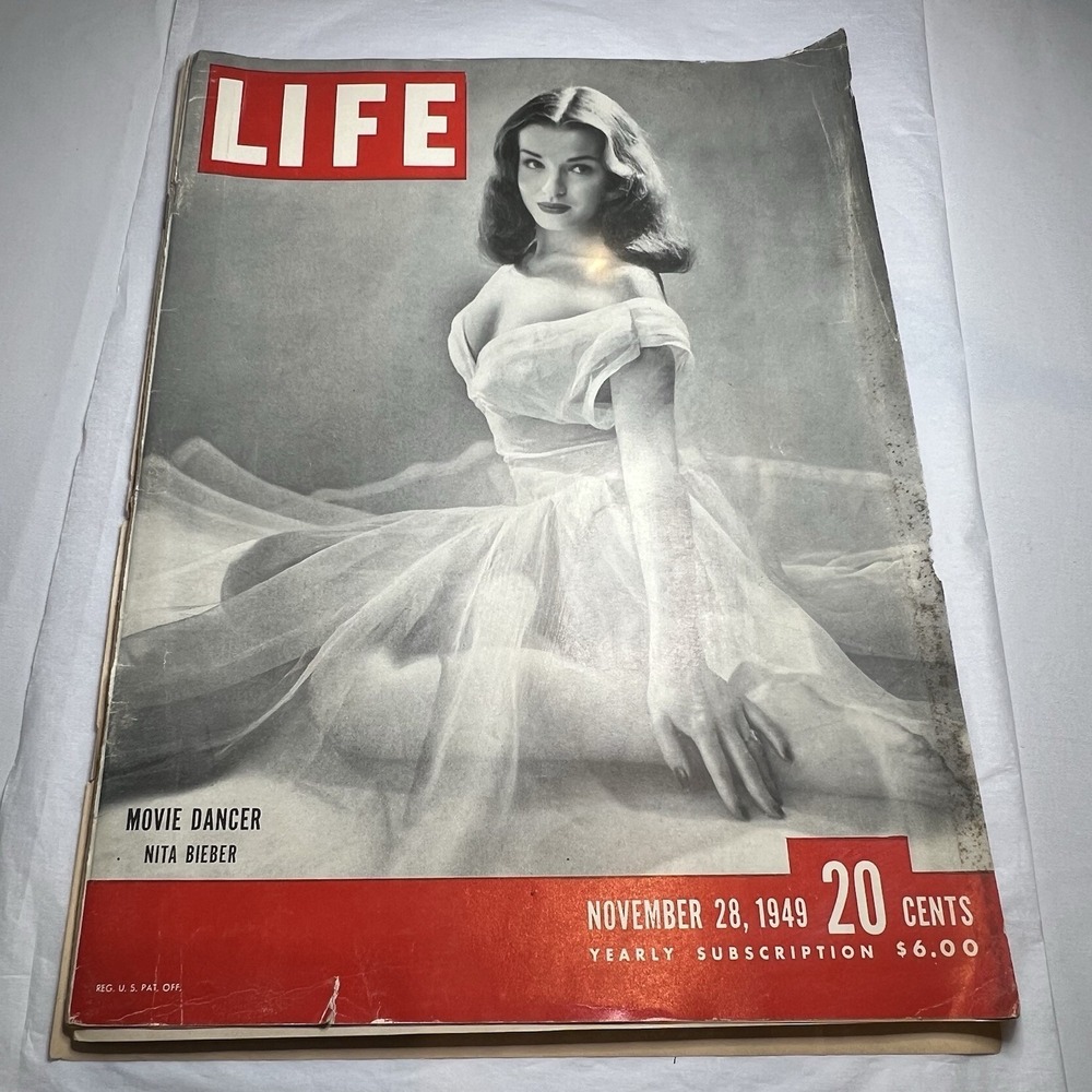 Life Magazine November 28 1949 Special Issue Movie Dancer Nita Bieber